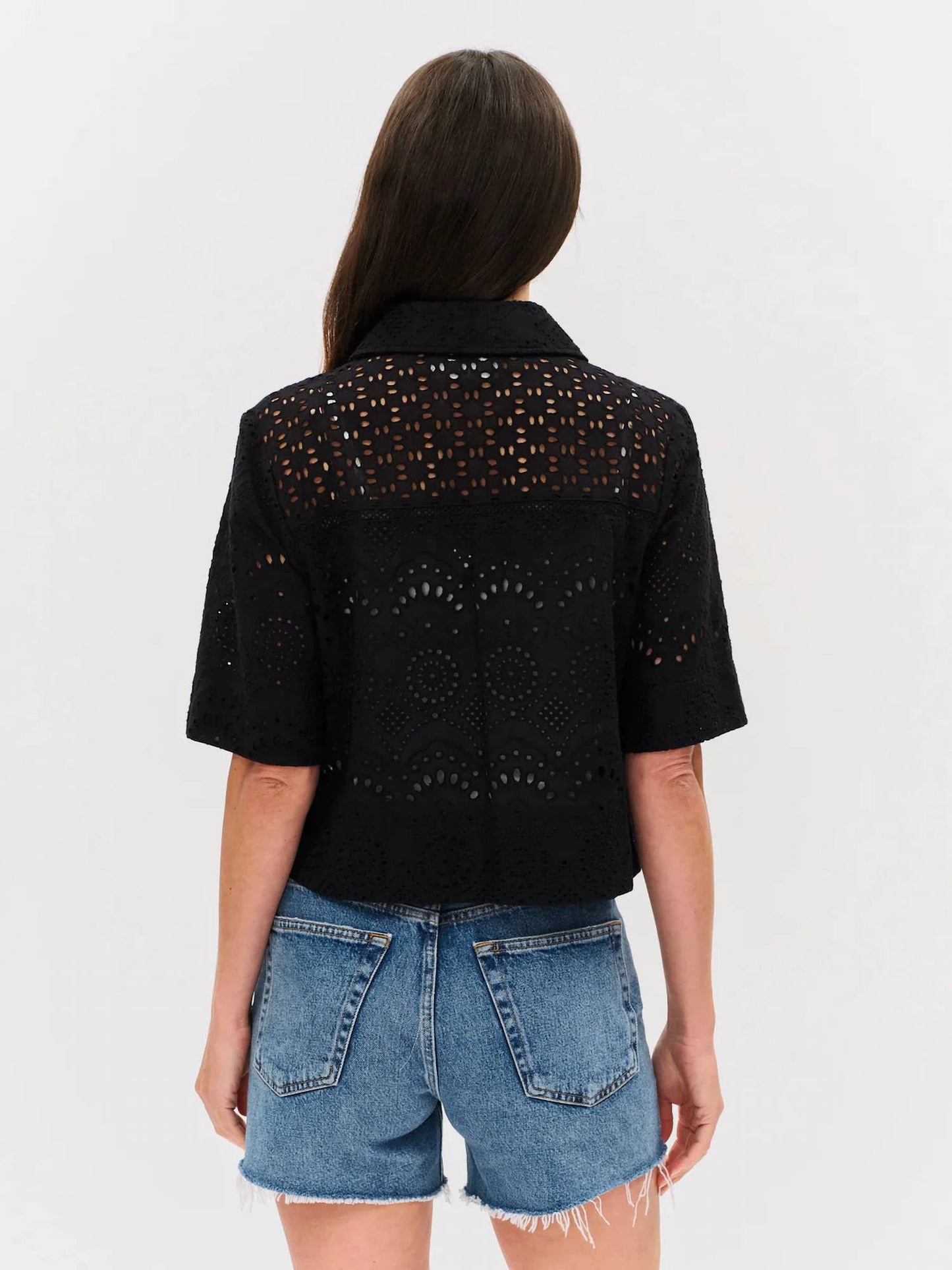Six/Fifty - Tove Eyelet Double Pocket Top