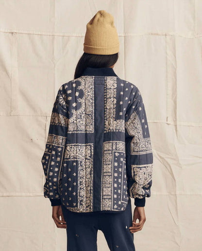 The Great. - Quilted Bomber Jacket