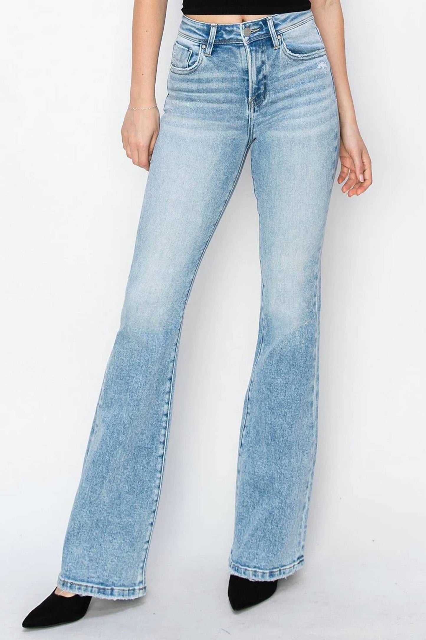 Risen - High-rise Bootcut Western Jeans