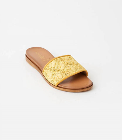 Seychelles - Women's Dakota Flower Raffia Slides