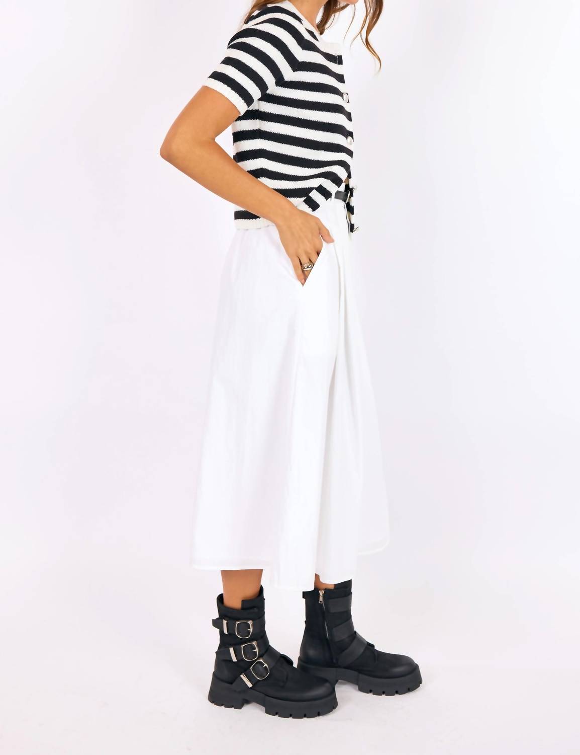 Sage The Label - Daphne Stripe Button Cardigan