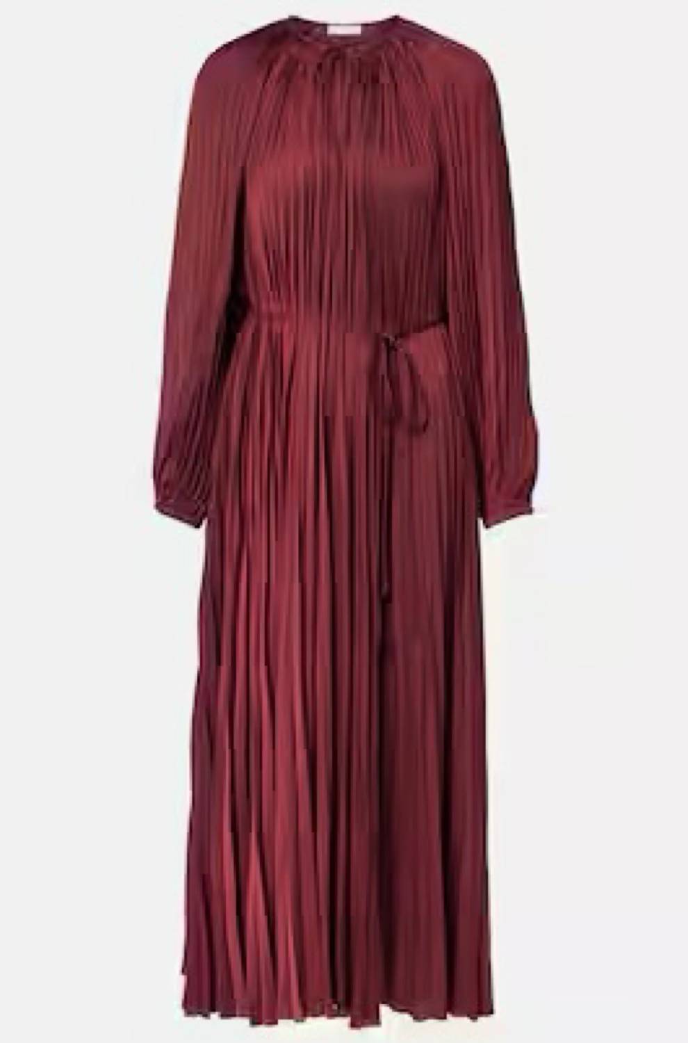 Ulla Johnson - Alexia Satin Plissé Midi Dress