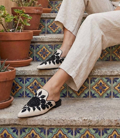 Seychelles - Women's Around The World Embroidered Mules