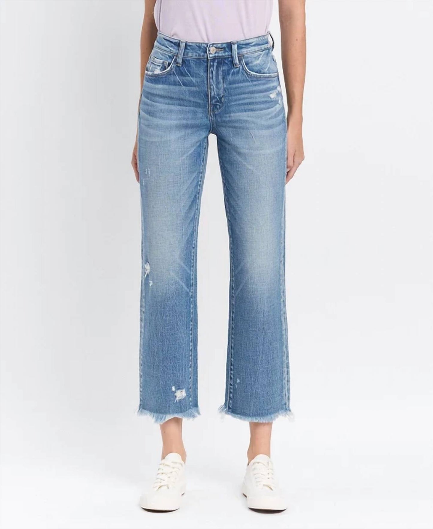 Vervet By Flying Monkey - Victoria High Rise Stretch Straight Jeans