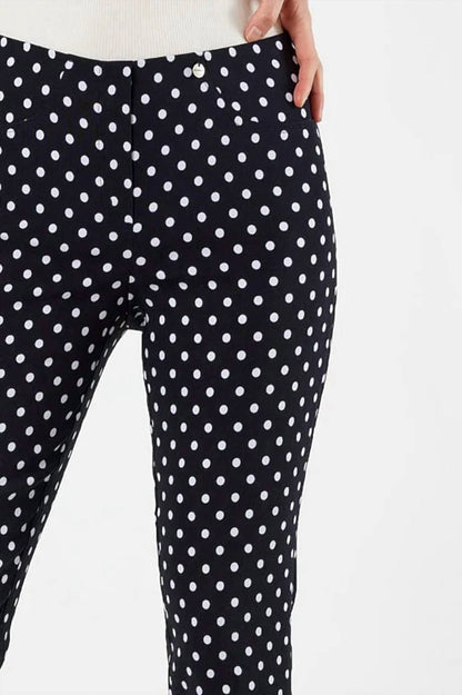 Robell - Bella Polka Dot Trousers
