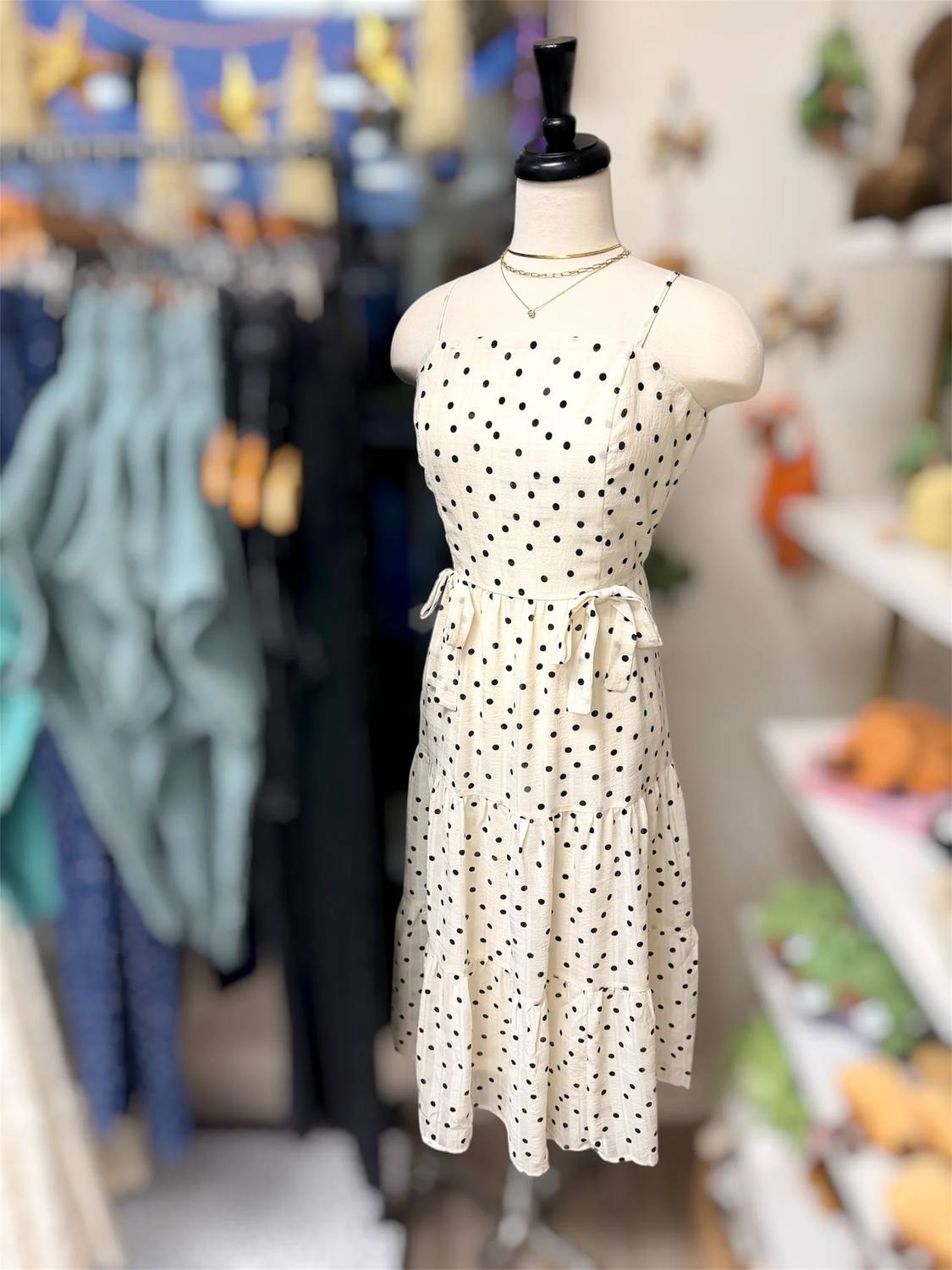 She + Sky - Dotty Darling Midi Dress