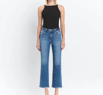 Vervet By Flying Monkey - High Rise Ankle Straight Jeans