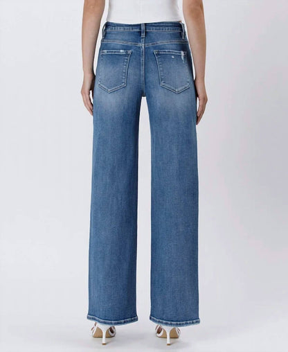Vervet By Flying Monkey - Super High Rise Baggy Wide Jeans