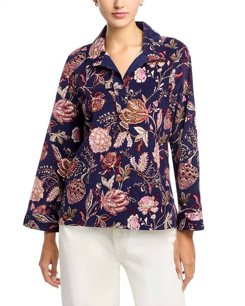 Tommy Bahama - Exquisite Bloom Cord Popover Top