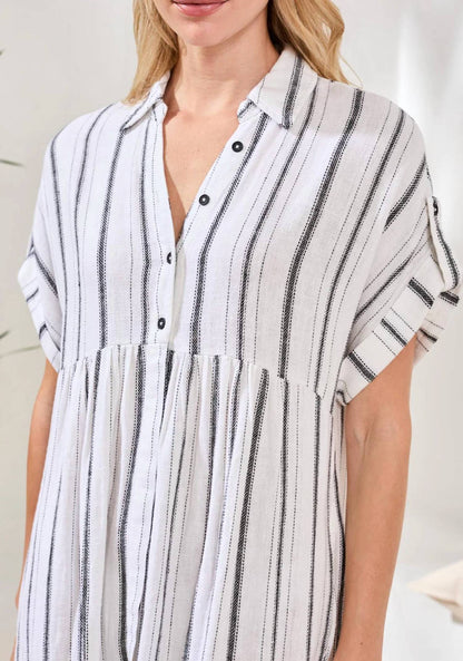 Tribal - Flowy Shirt Dress