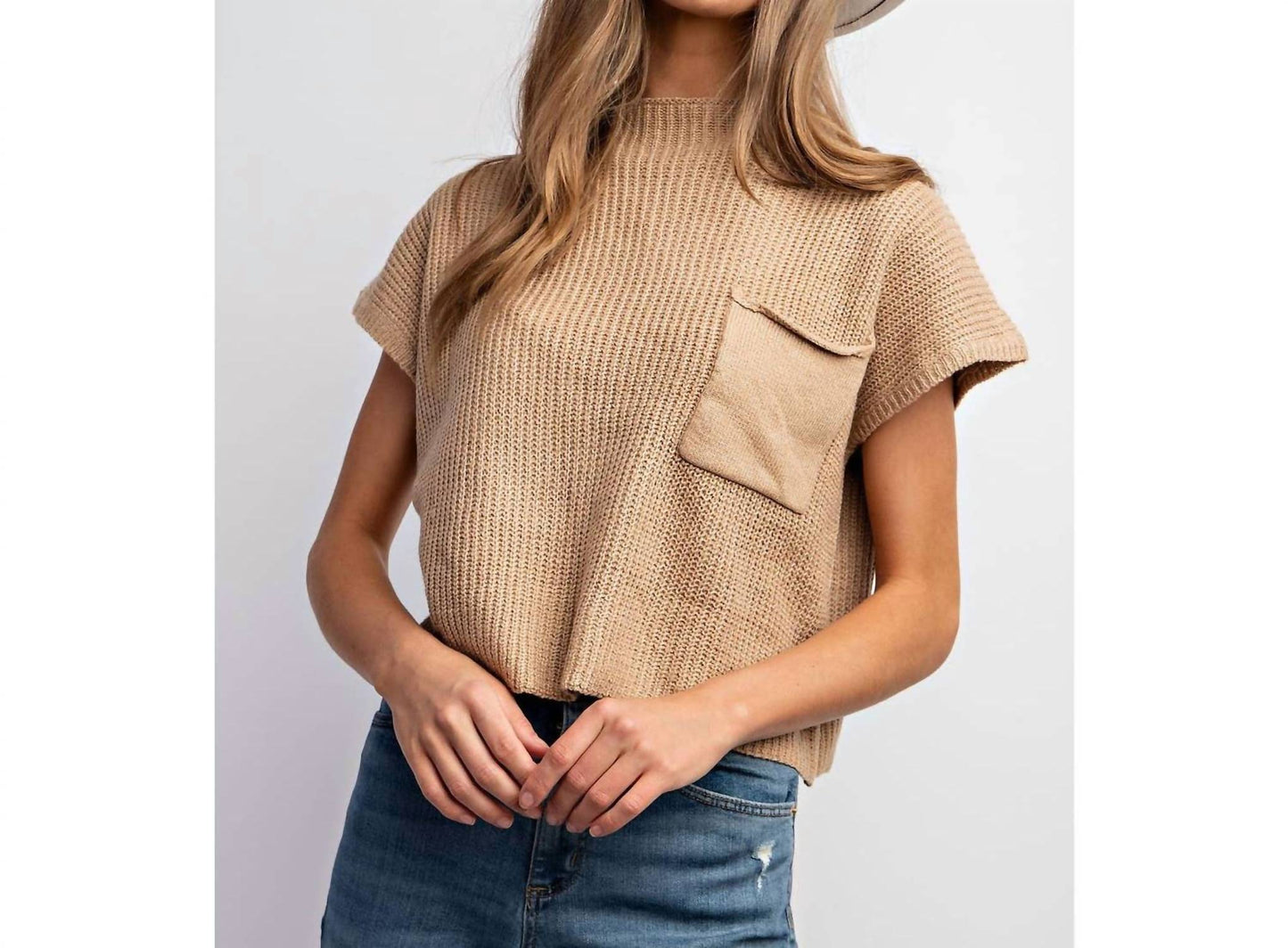 Sweet Generis - Devils Tower Western Ribbed Sweater Top