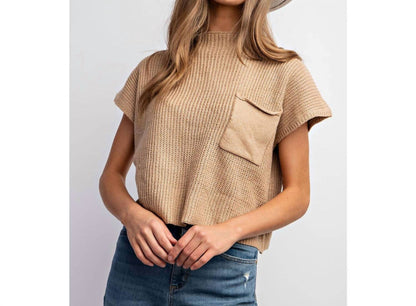 Sweet Generis - Devils Tower Western Ribbed Sweater Top