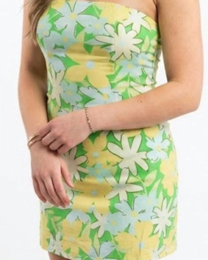 Sky To Moon - FLORAL SLIM FIT-IN TUBE MINI DRESS