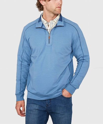 Tommy Bahama - Long Sleeve Ben & Terry Half-zip Pullover