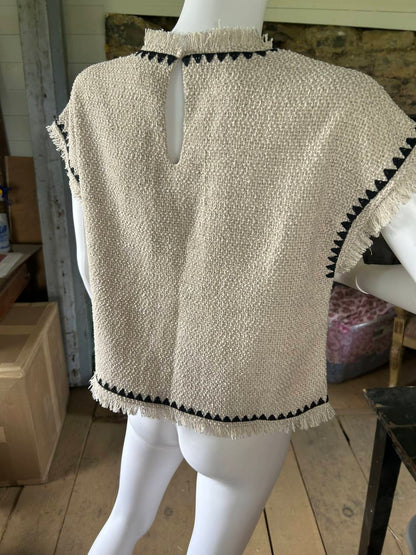 Thml - Women's Sleeveless Tweed Top