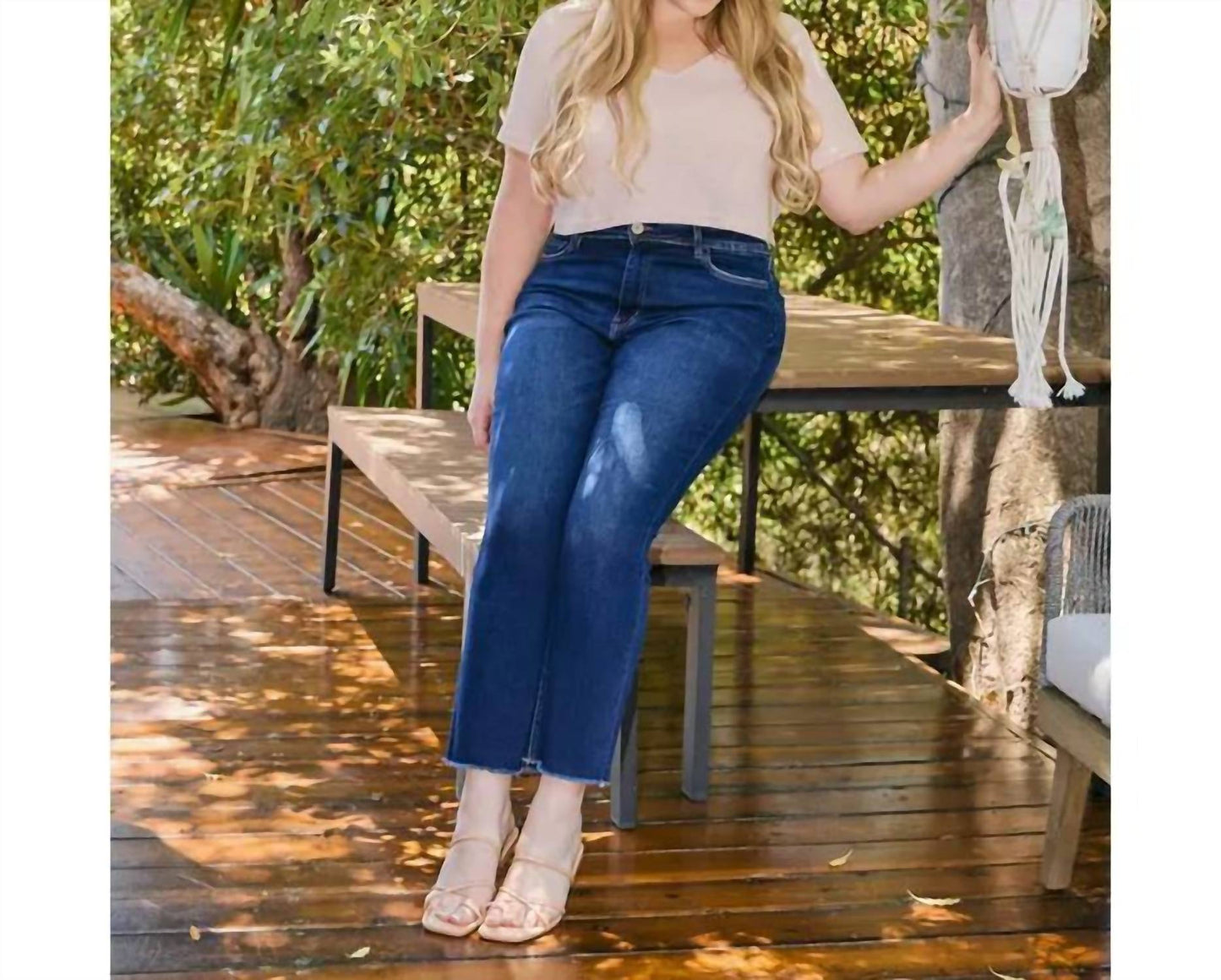 Vervet By Flying Monkey - Super High Rise Slim Straight Jeans