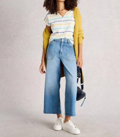 White Stuff - Nelly Notch Stripe Tee