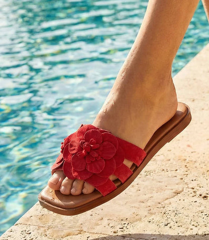 Seychelles - Women's Morning Dew Floral Slide Sandals