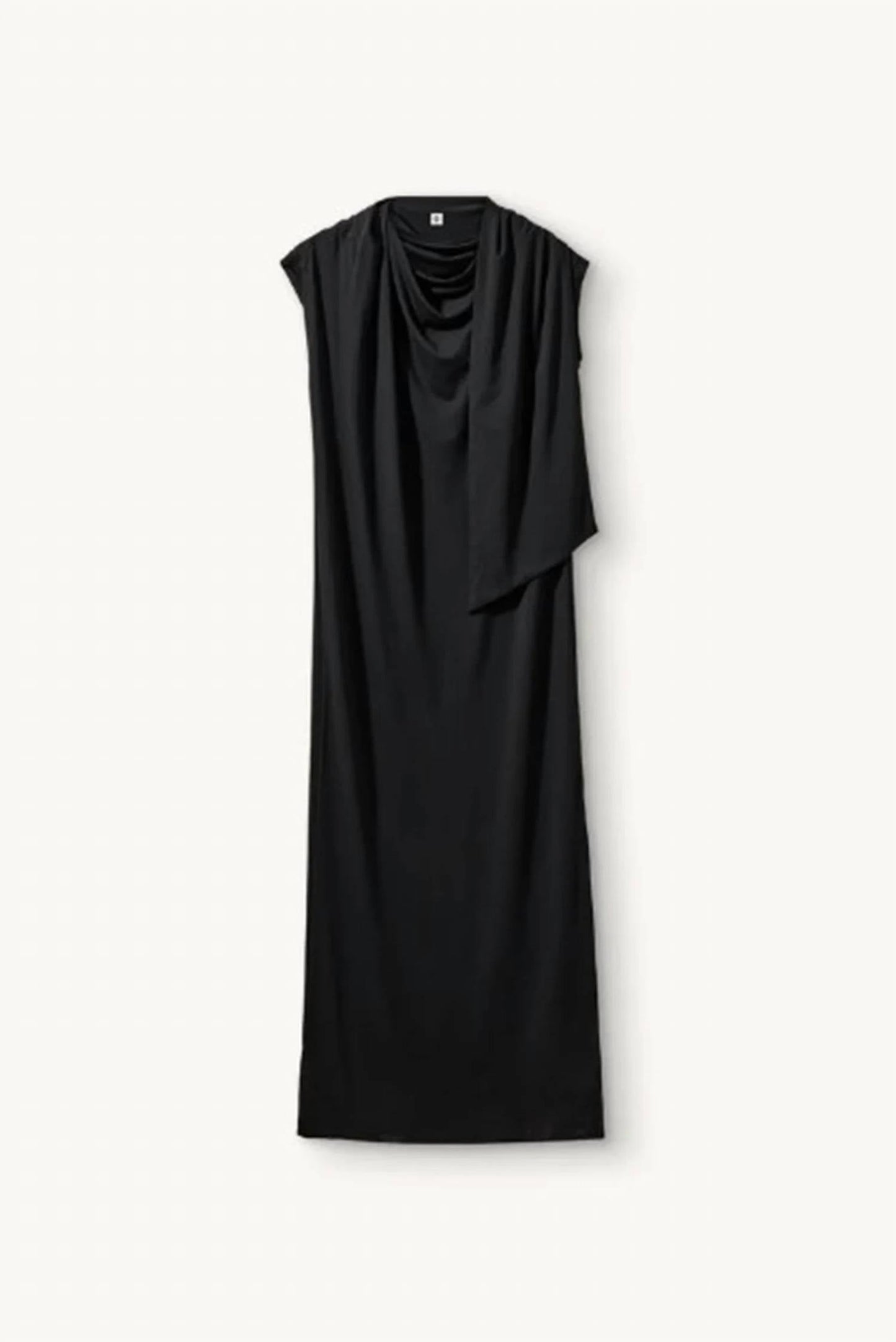 The Garment - Draped Neckline Scarf Dress