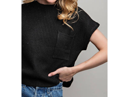 Sweet Generis - Devils Tower Western Ribbed Sweater Top