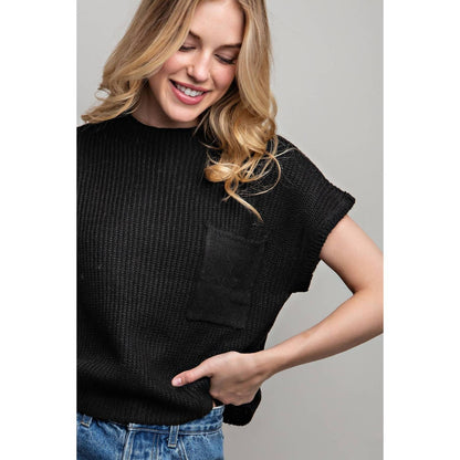 Sweet Generis - Devils Tower Western Ribbed Sweater Top