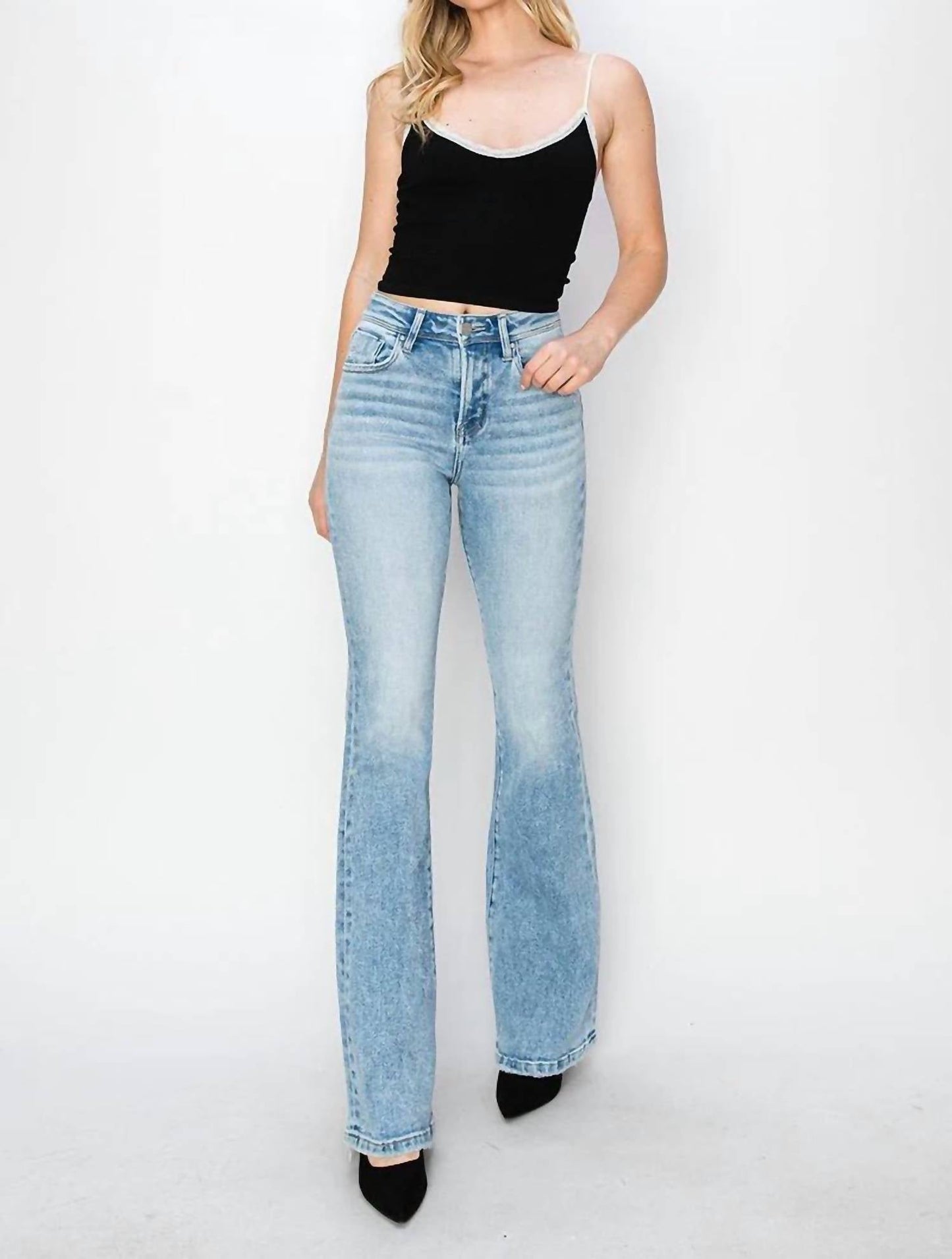 Risen - High-rise Bootcut Western Jeans