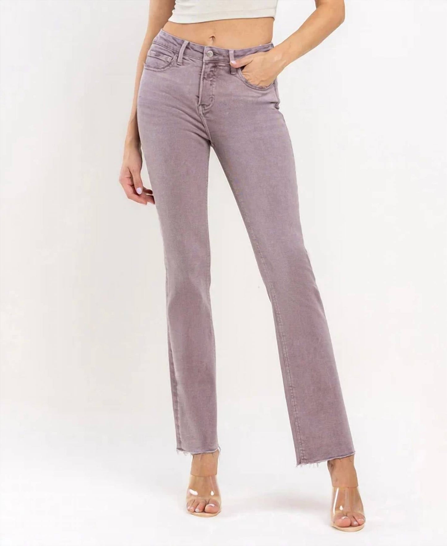 Vervet By Flying Monkey - Mid Rise Hem Bootcut Jeans