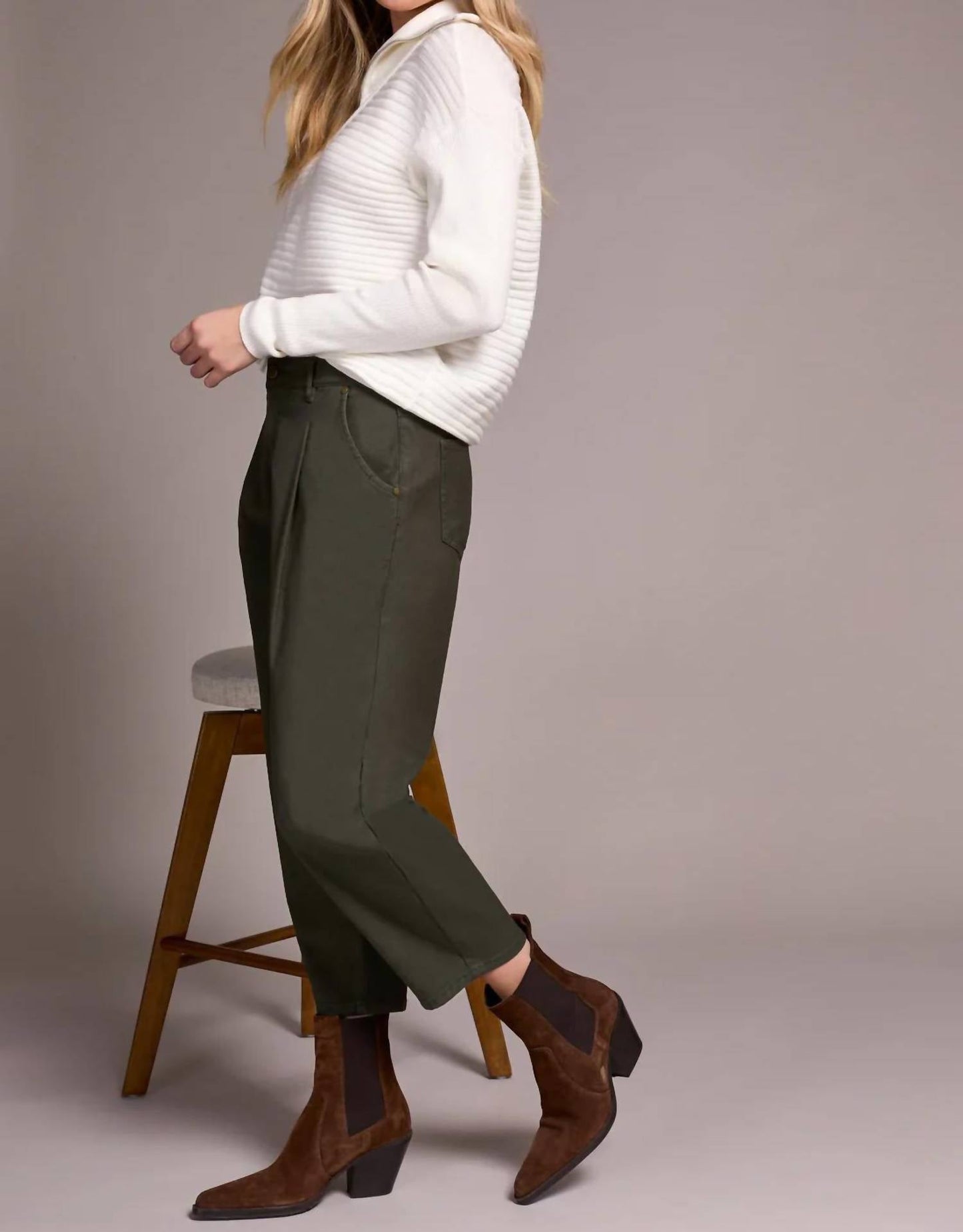Tribal - Audrey Girlfriend Barrel Jeans