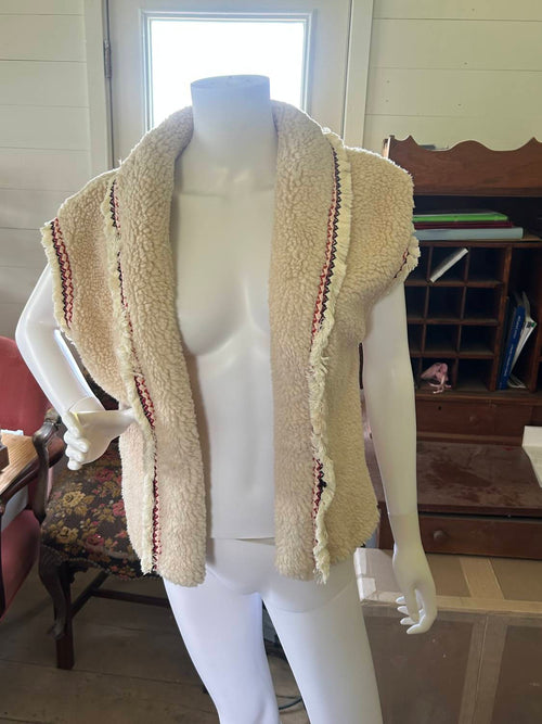 See And Be Seen - Women's Trimmed Faux Fur Vest