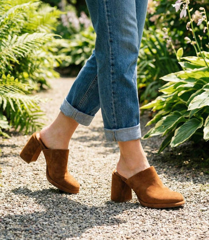 Seychelles - Women's Honor Suede High Heel Clogs