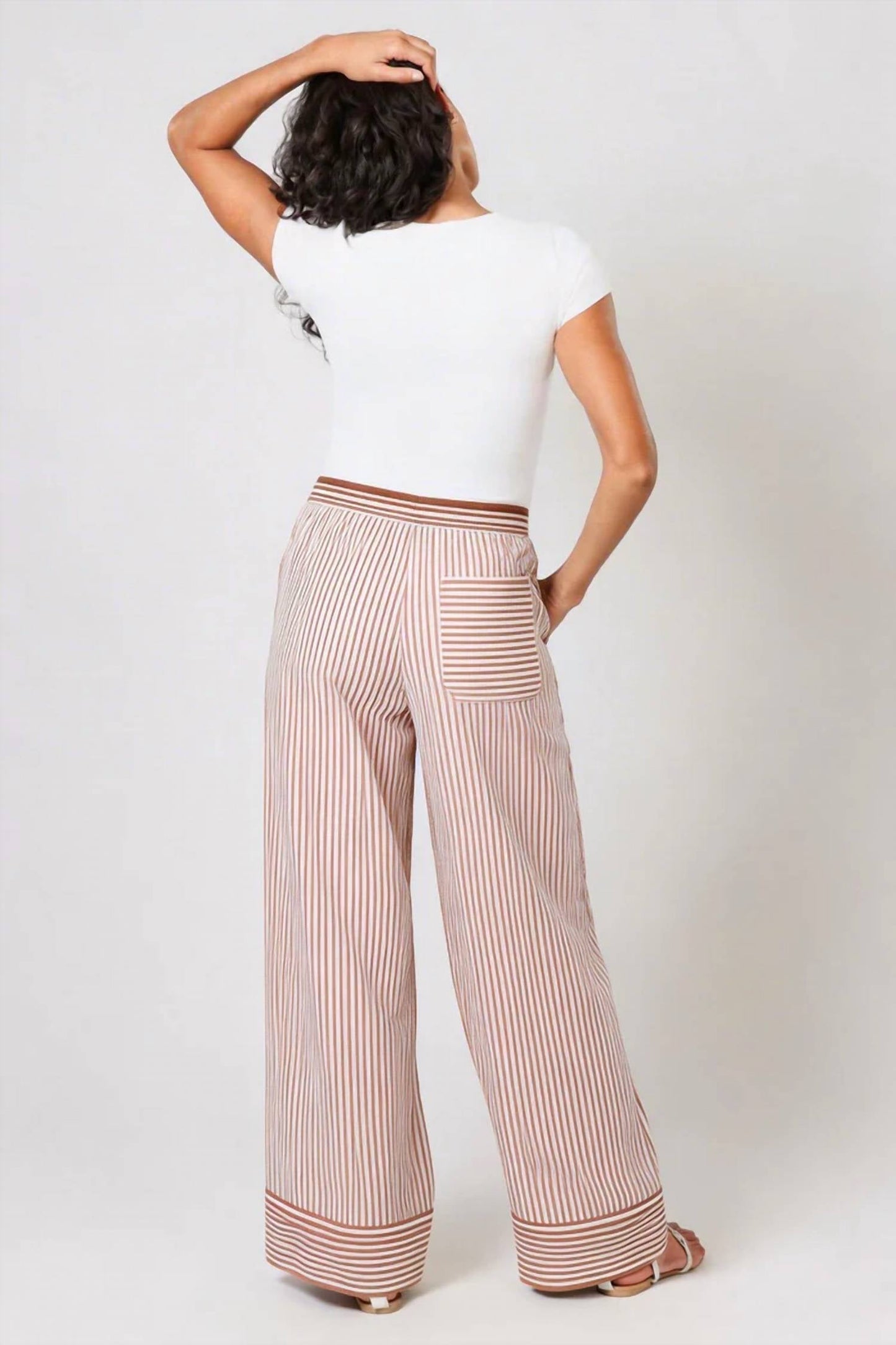 Traffic People - CHARLIE STRIPED TROUSERS