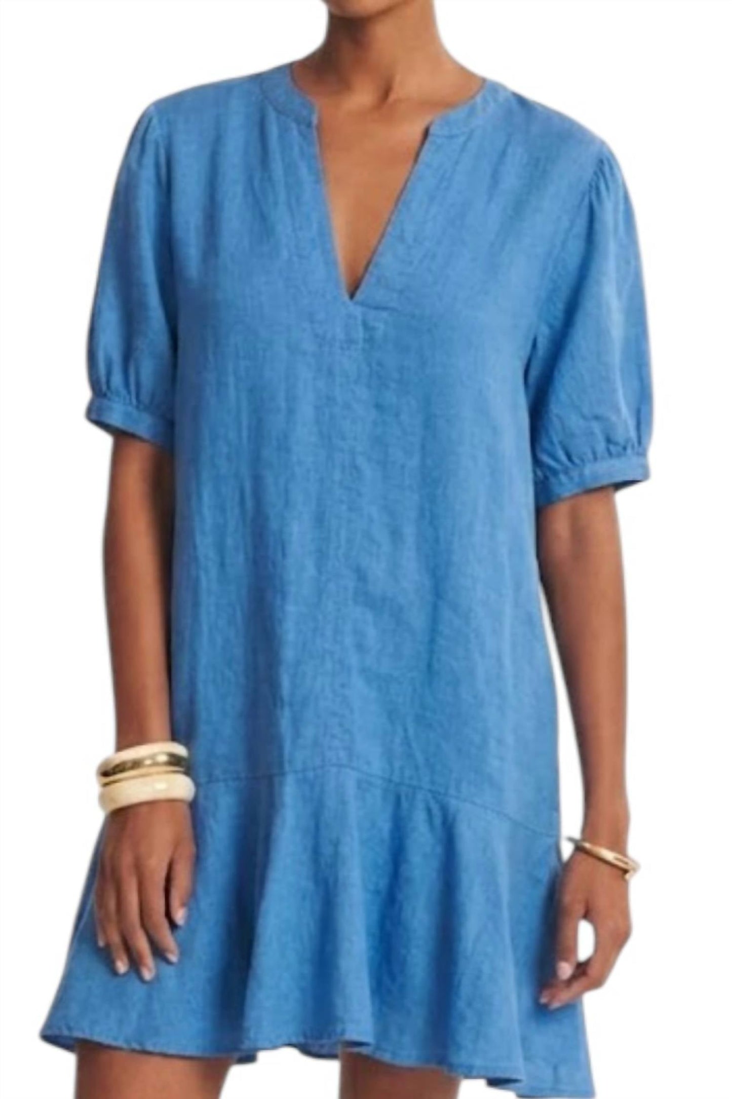 Velvet By Graham & Spencer - Short Sleeve Tunic Dress