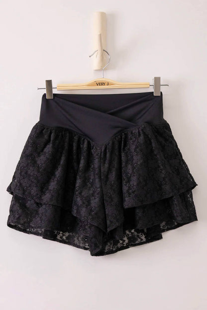 Very J - Garden Party Lace Short