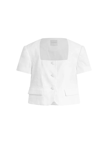 Favorite Daughter - Mayfair Linen Top