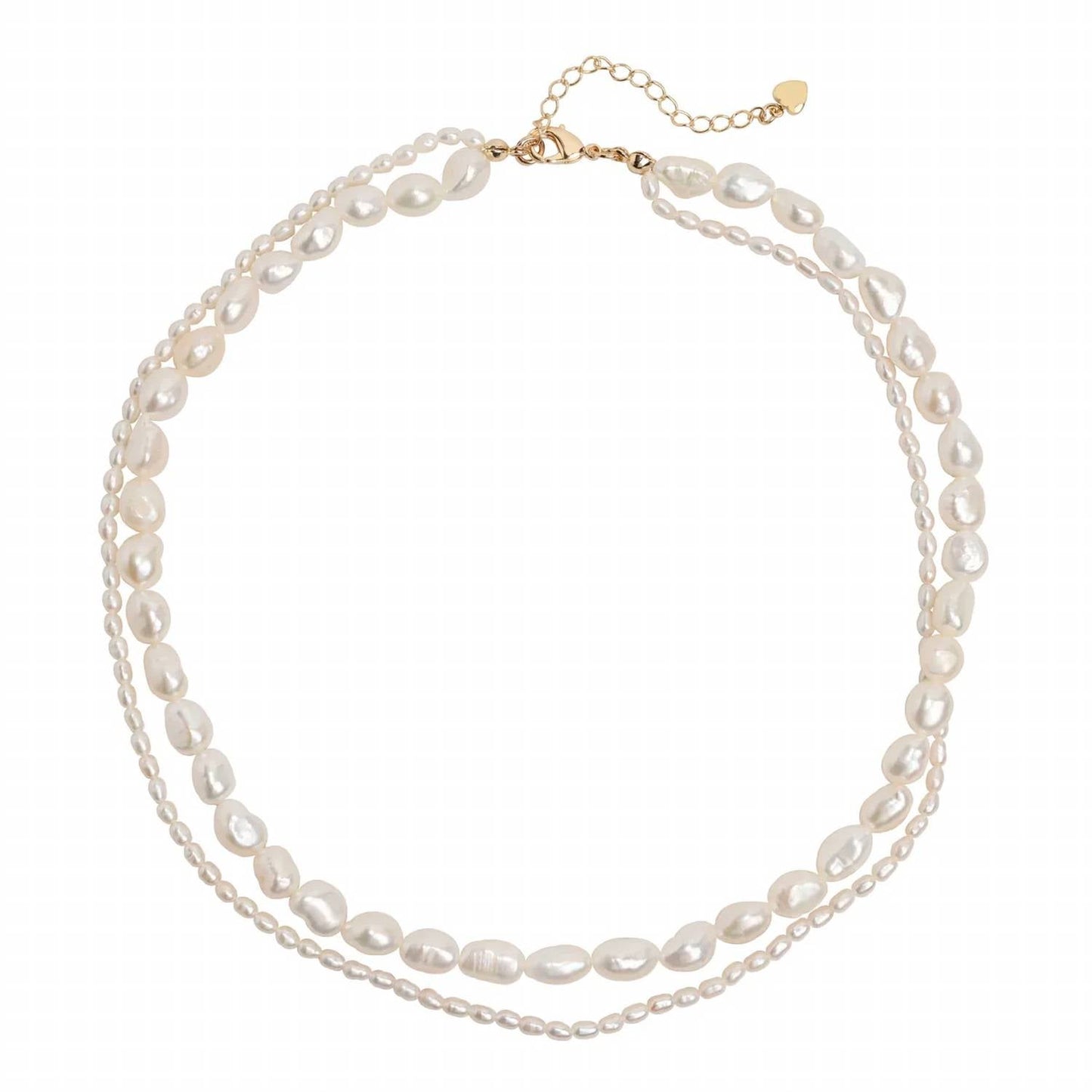 Sahira - Women's Double Pearl Necklace