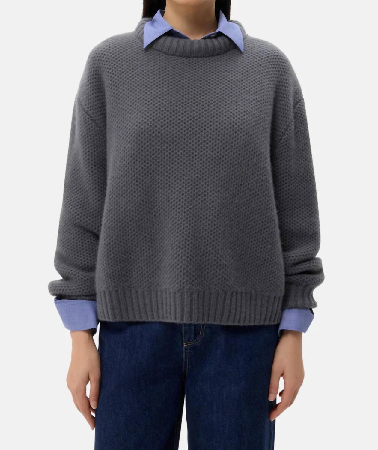 Twp - Waffle Thermal Flat Sweater