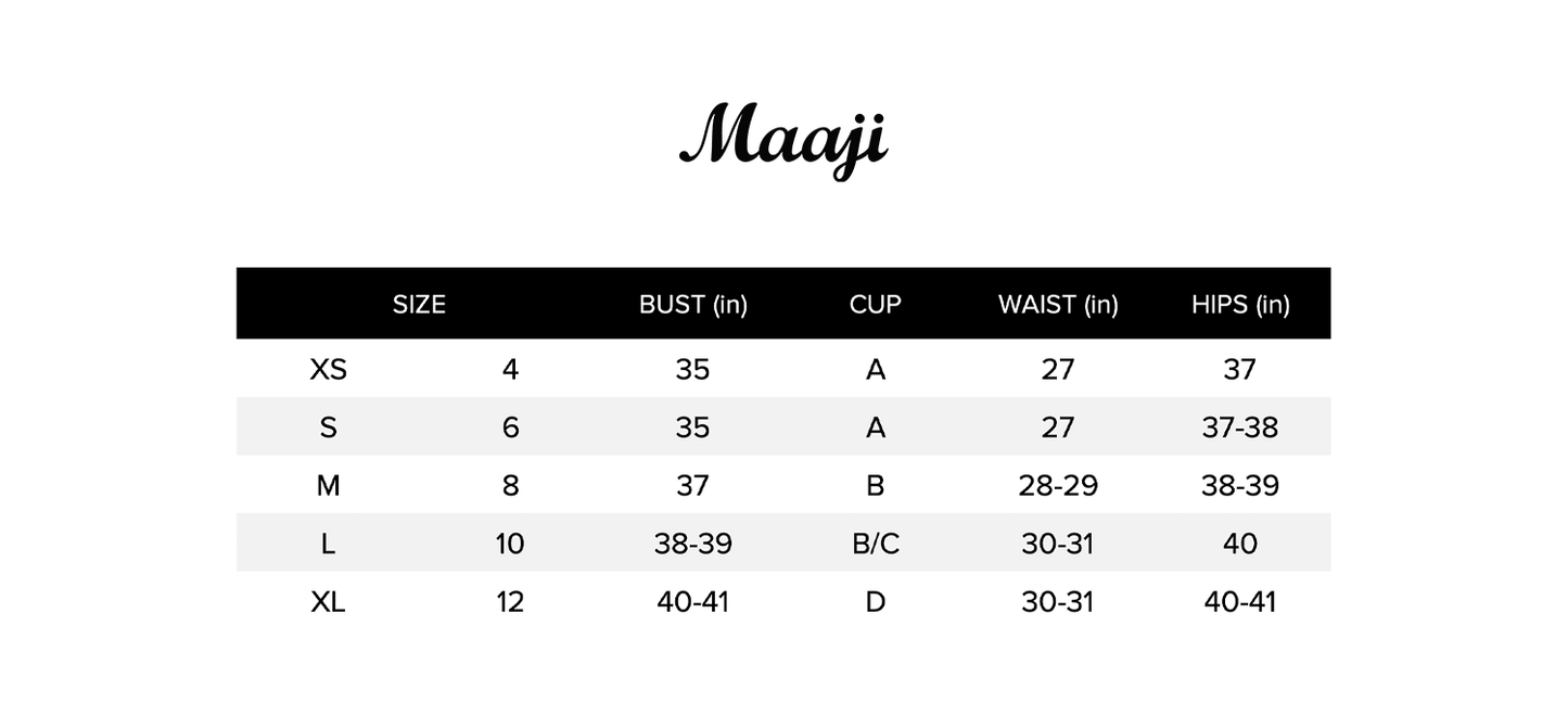Maaji - Artemis Strapless Bandeau Reversible Bikini Top
