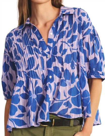 Velvet By Graham & Spencer - Half Sleeve Button Top