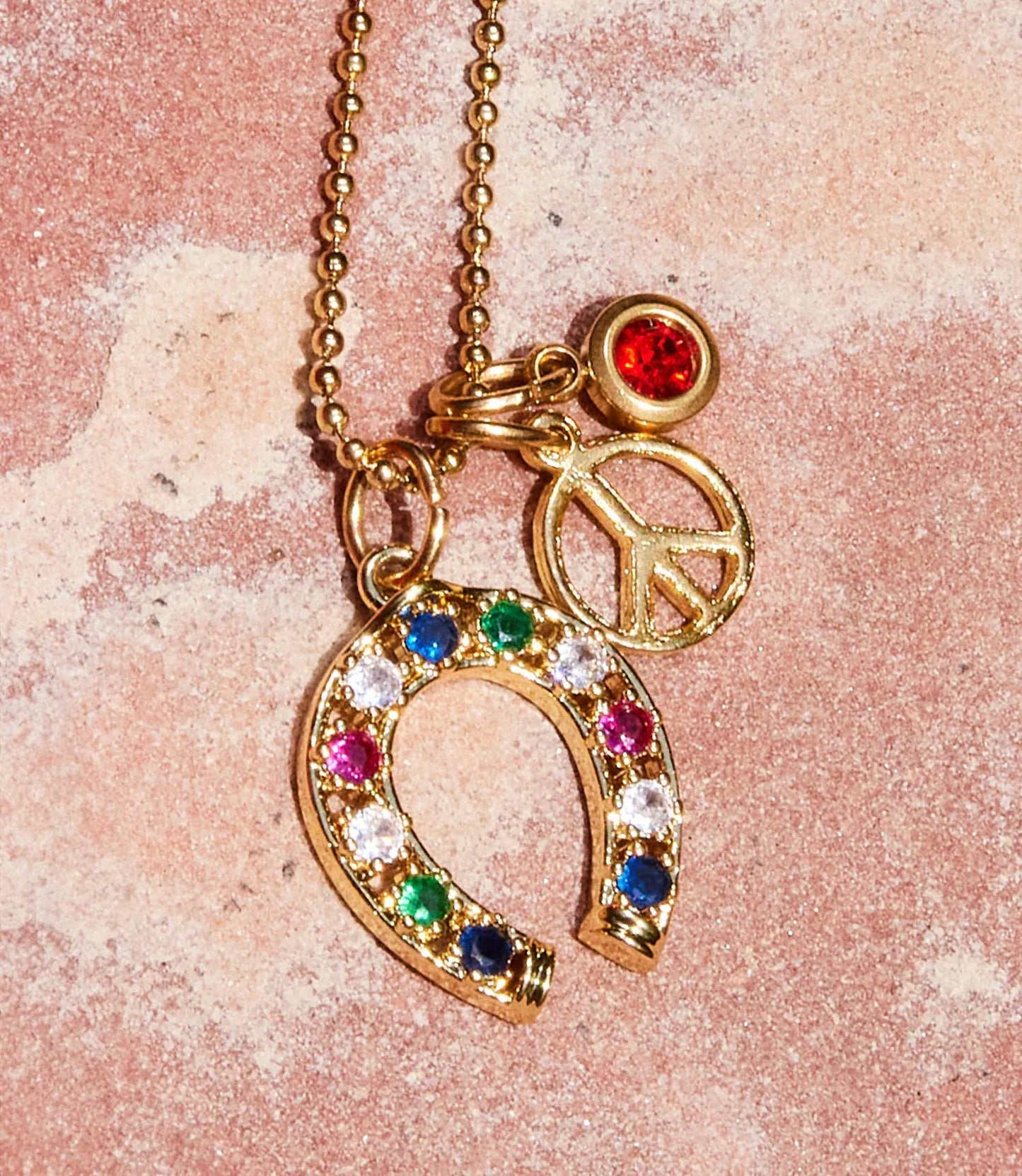 Farrah B Jewelry - Women's Charm Cluster Necklace