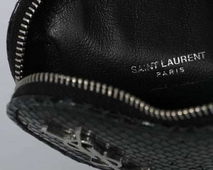 Saint Laurent - Women's Snakeskin Leather Heart Mini Bag Belt