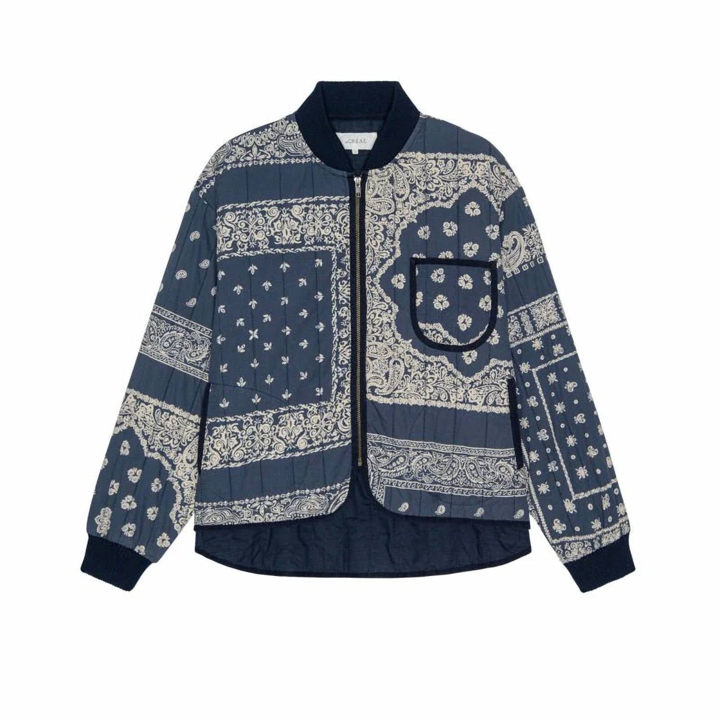 The Great. - Quilted Bomber Jacket