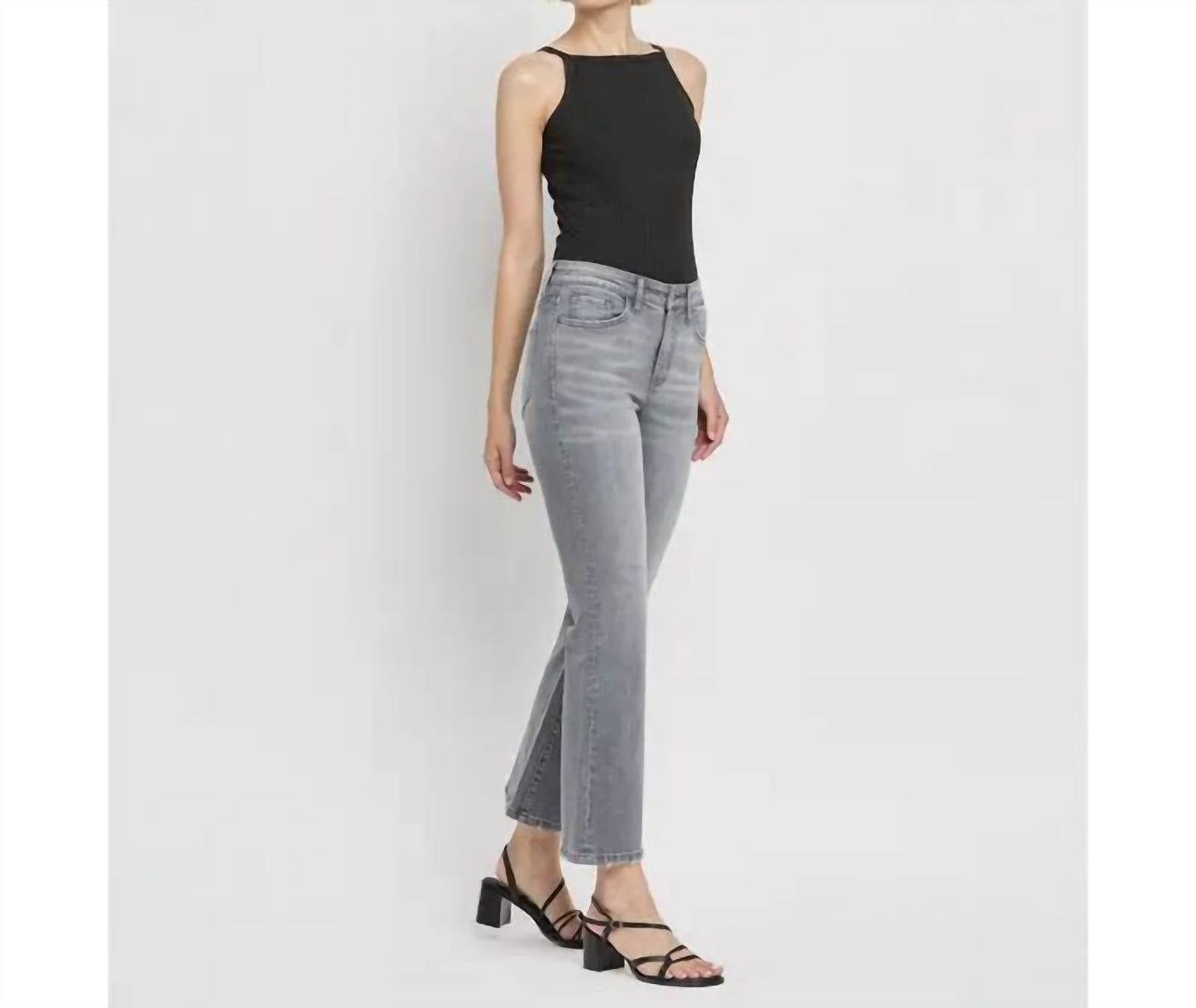 Vervet By Flying Monkey - High Rise Ankle Bootcut Jeans