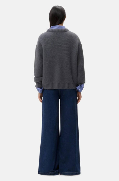 Twp - Waffle Thermal Flat Sweater