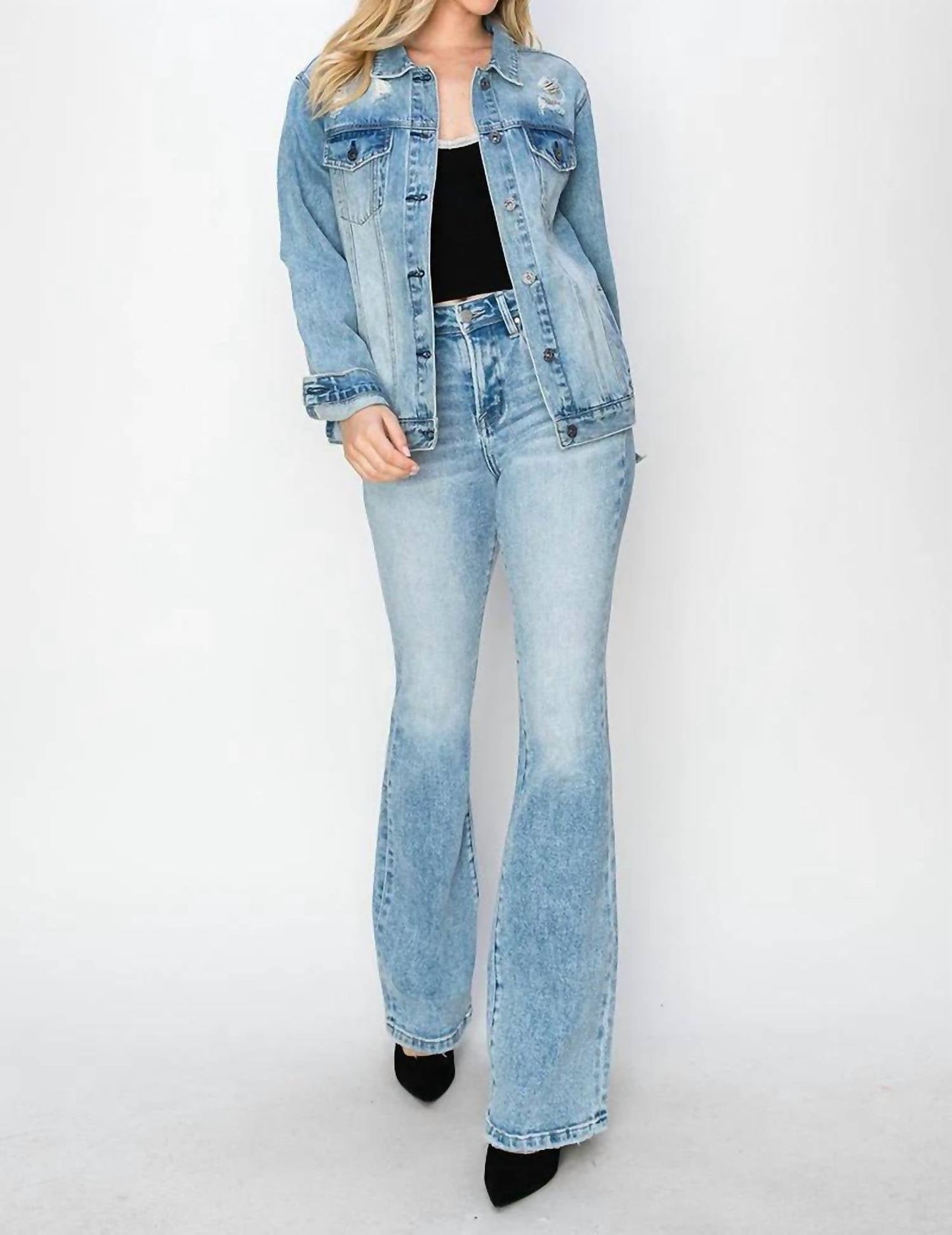 Risen - High-rise Bootcut Western Jeans