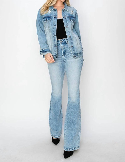 Risen - High-rise Bootcut Western Jeans