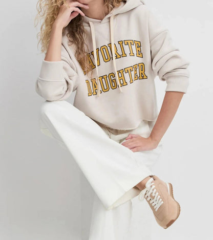 Favorite Daughter - Cropped Collegiate Hoodie